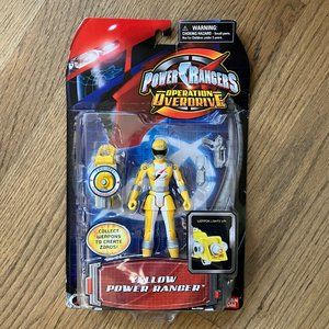 Power Rangers Operation Overdrive Yellow Ranger New in Package Collector